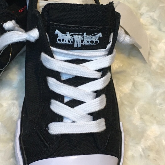 NEW LEVI’S STAN G DENIM CANVAS SNEAKERS - Picture 6 of 7